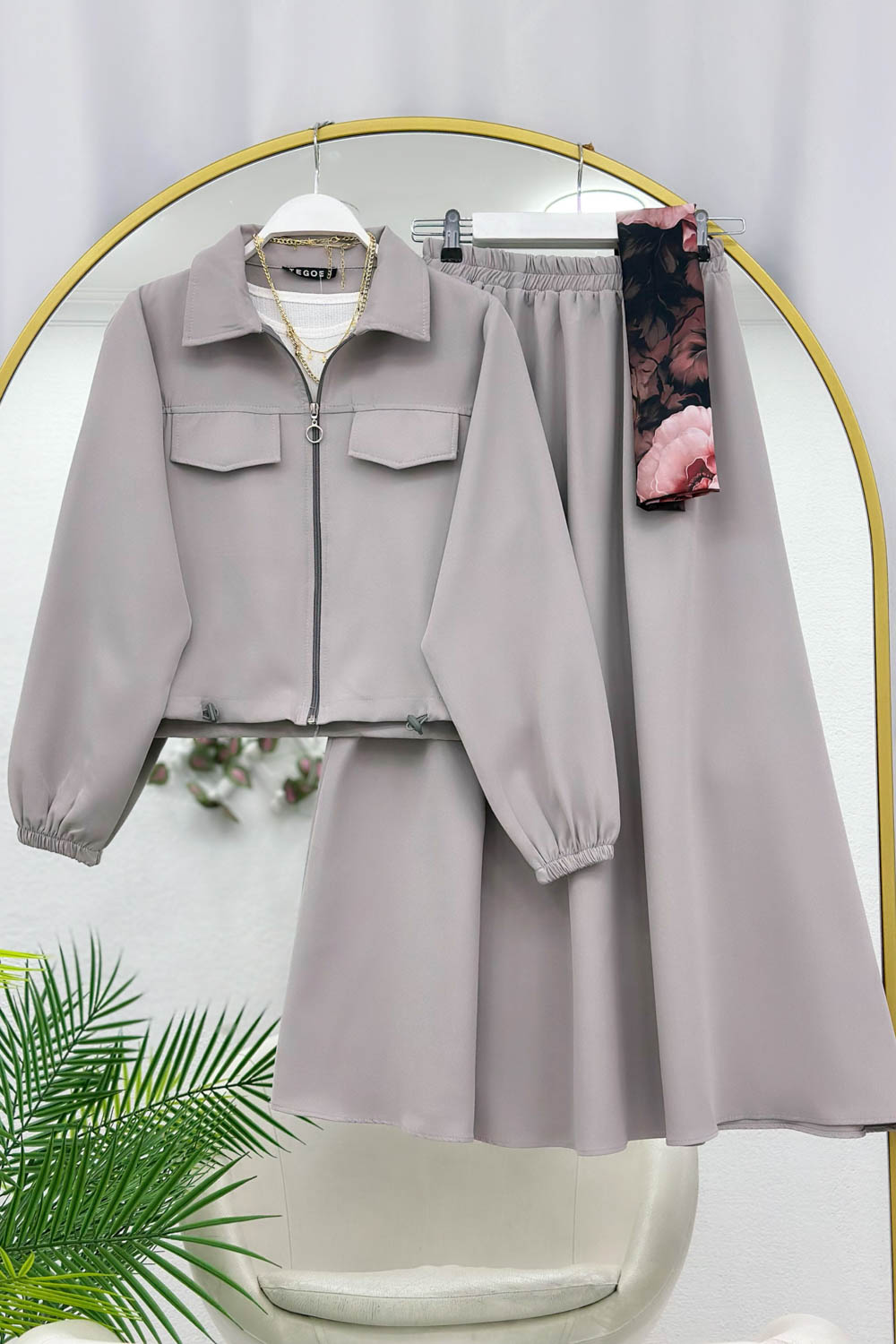 BELİ LASTİKLİ ETEKLİ TAKIM