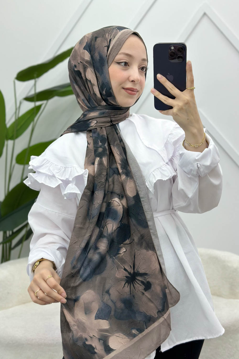 FLEUR DESEN BAMBU ŞAL