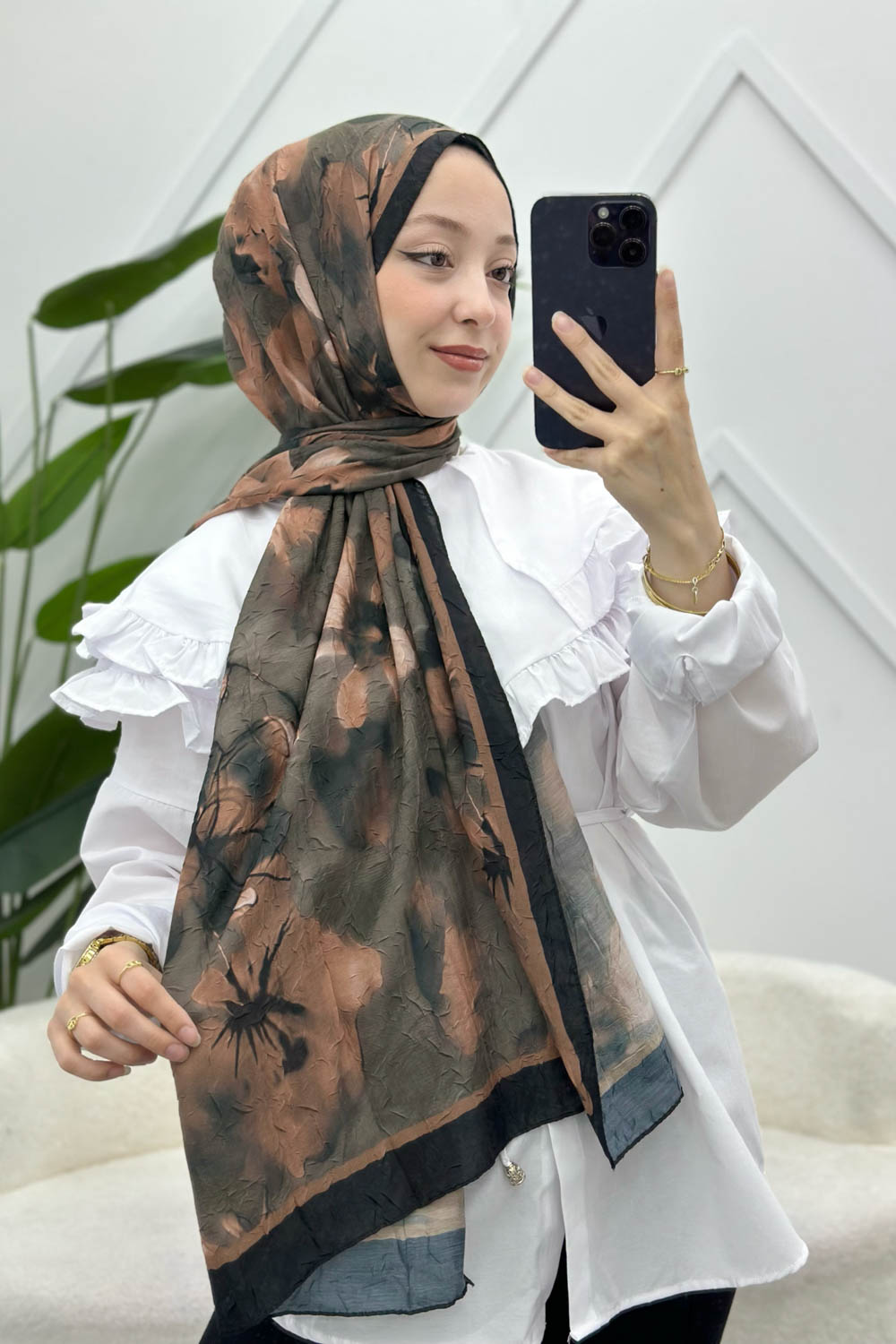 FLEUR DESEN BAMBU ŞAL