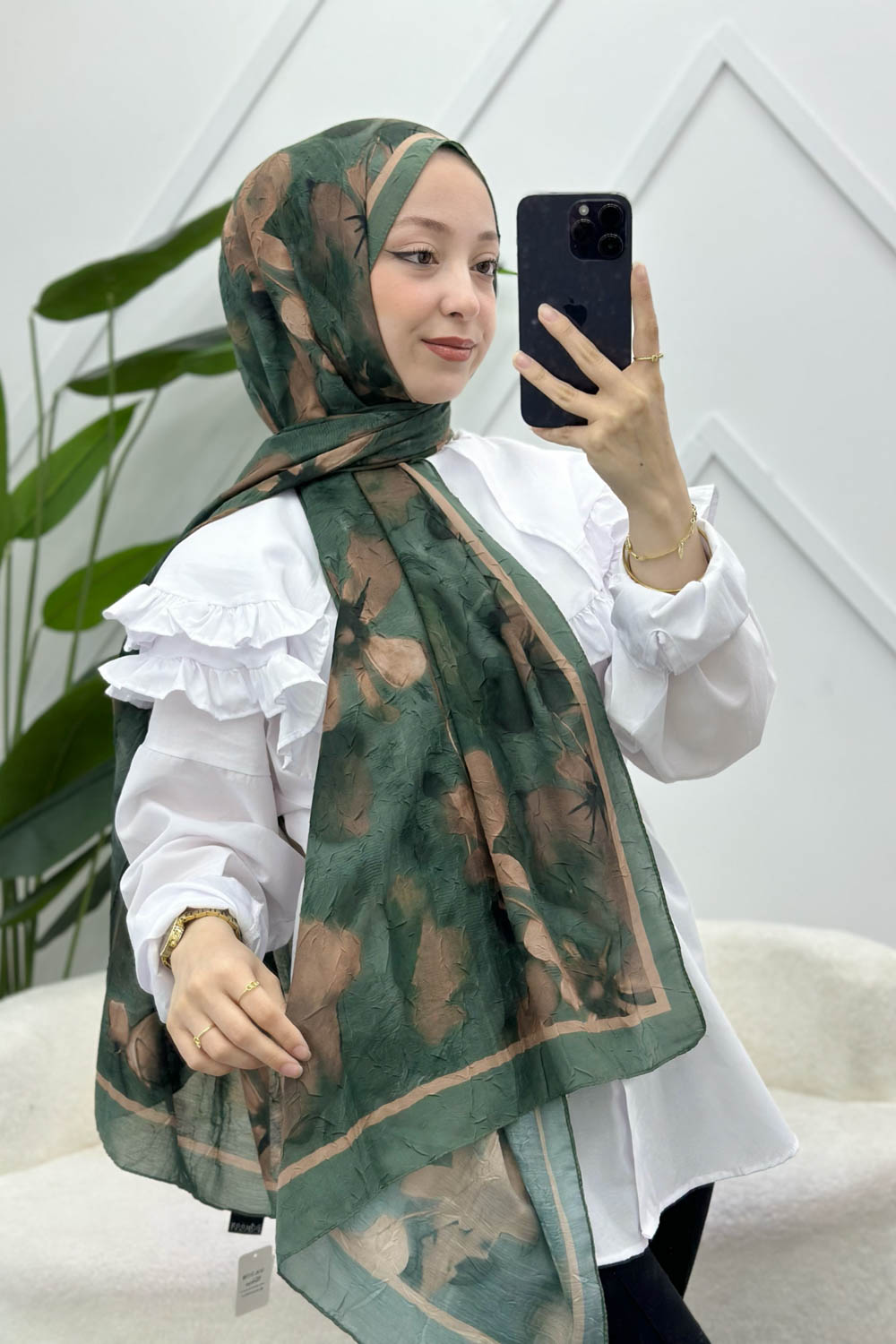 FLEUR DESEN BAMBU ŞAL