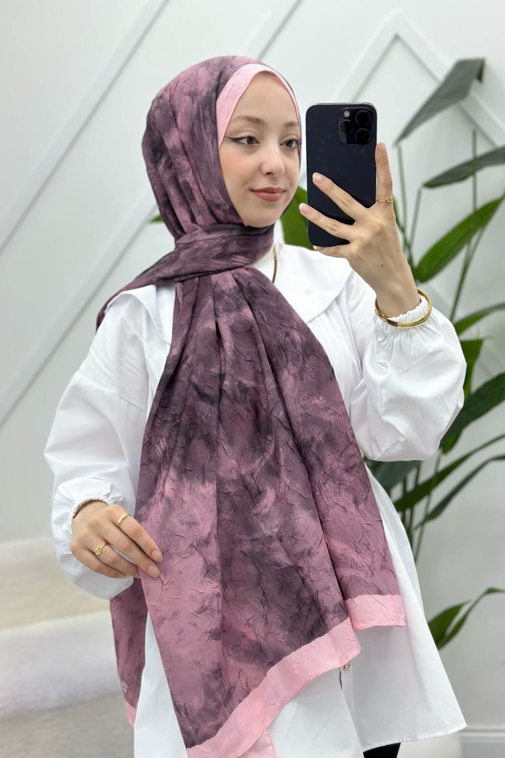 BAMBU KRAŞ PEMBE MİX ŞAL