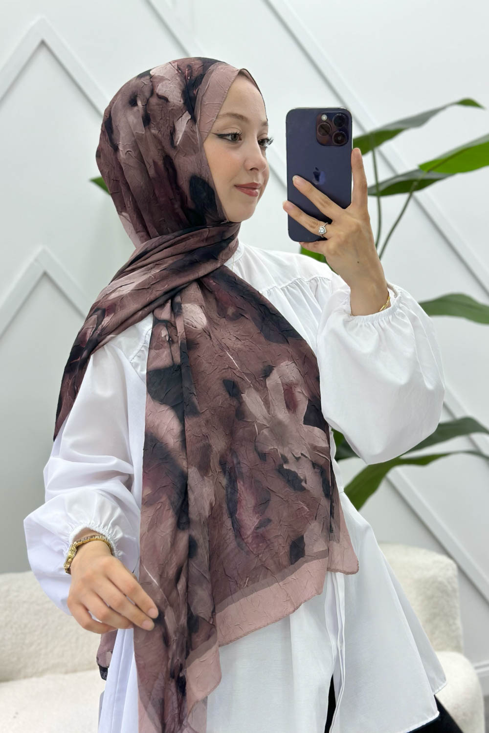 BATİK DESEN PAMUK SOFT ŞAL