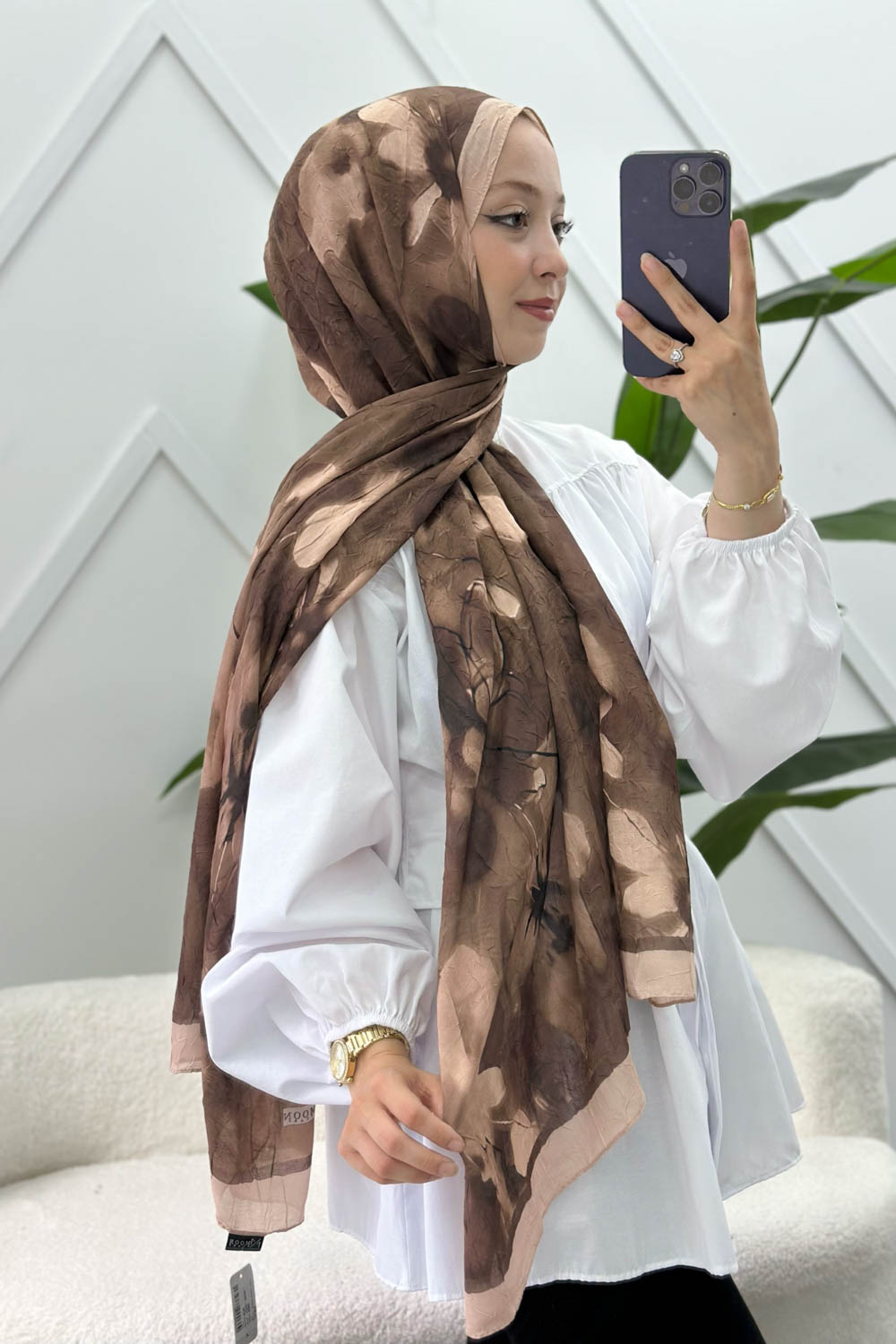 BATİK DESEN PAMUK SOFT ŞAL