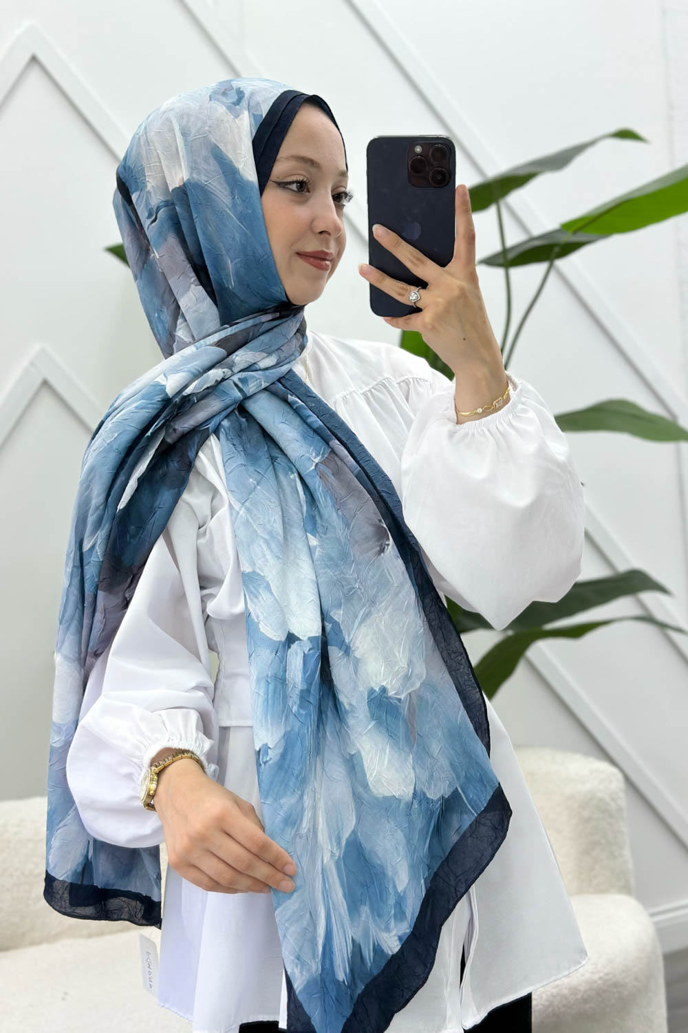 EBRU  DESEN PAMUK SOFT ŞAL