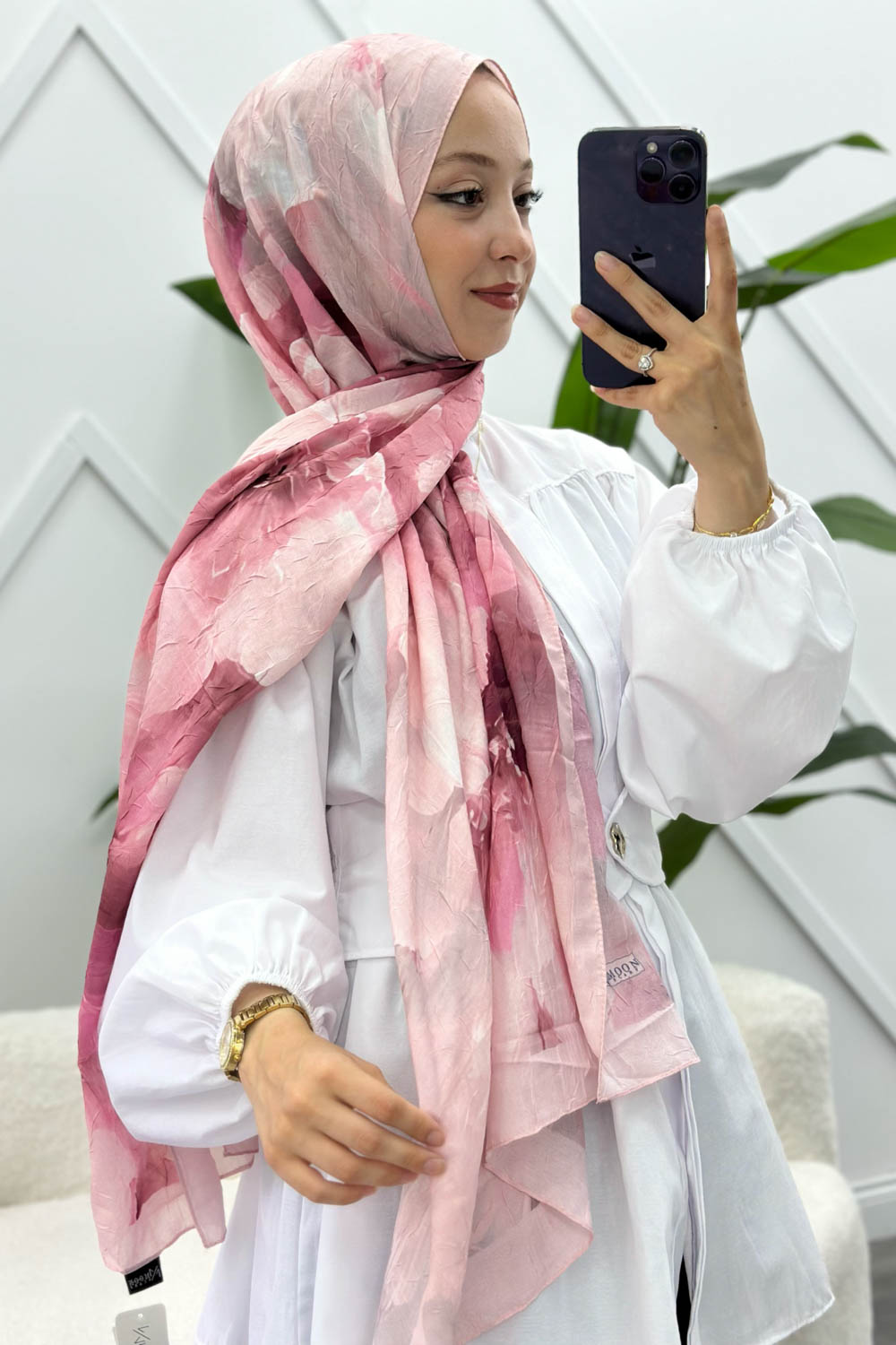 EBRU  DESEN PAMUK SOFT ŞAL