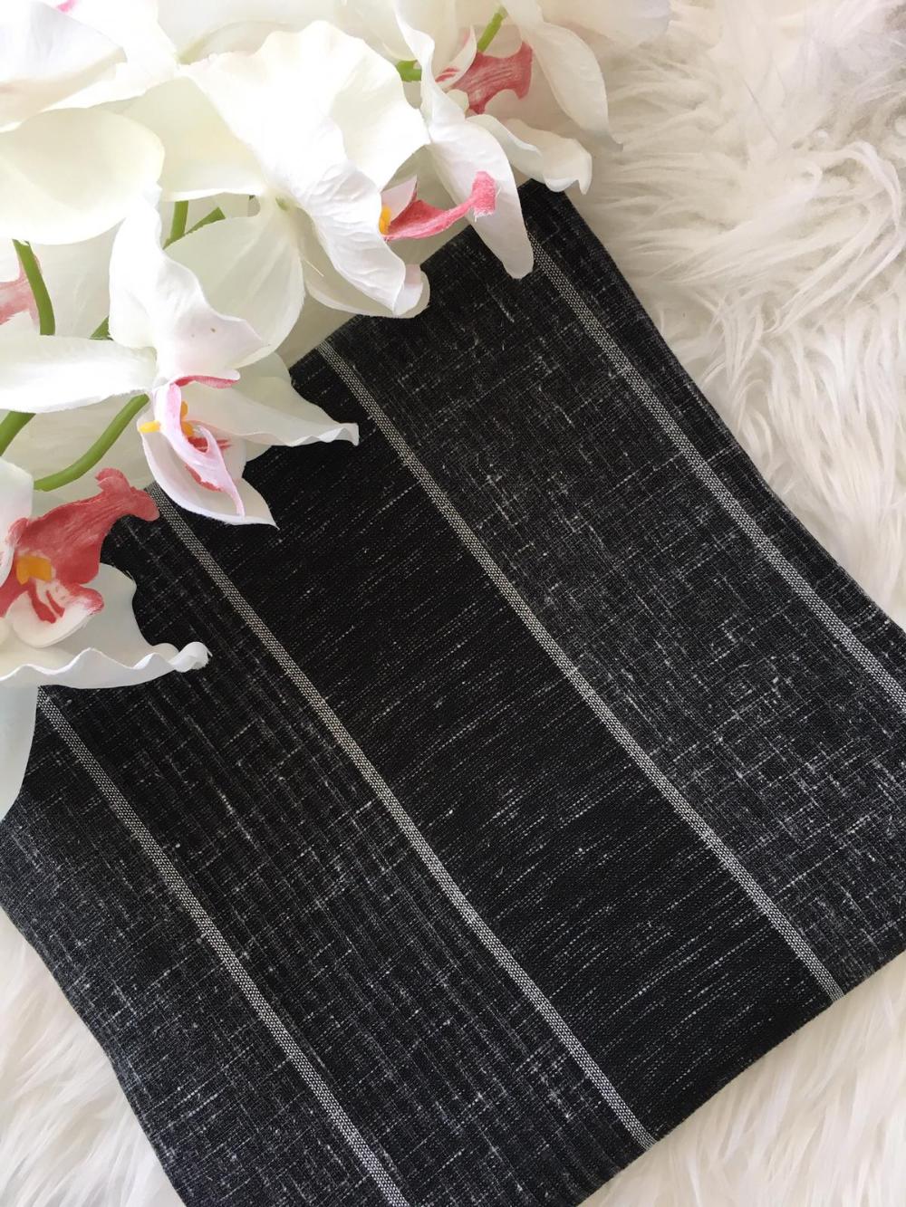 ÇİZGİ DESEN PAMUK ŞAL