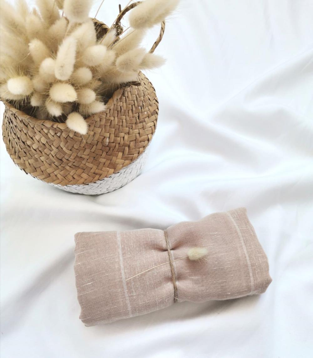 ÇİZGİ DESEN PAMUK ŞAL