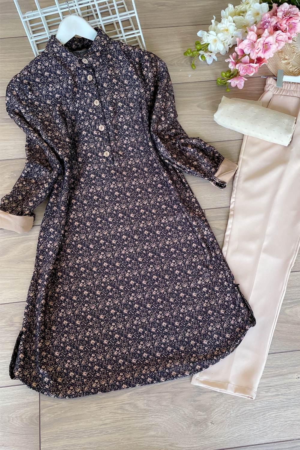 SONBAHAR DESEN PATLI  TUNİK