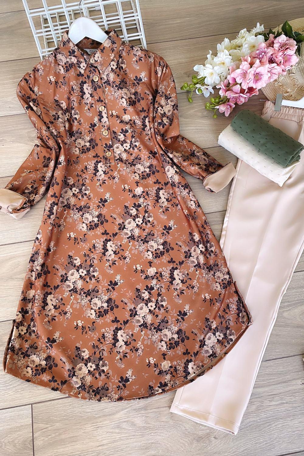 SONBAHAR DESEN PATLI  TUNİK