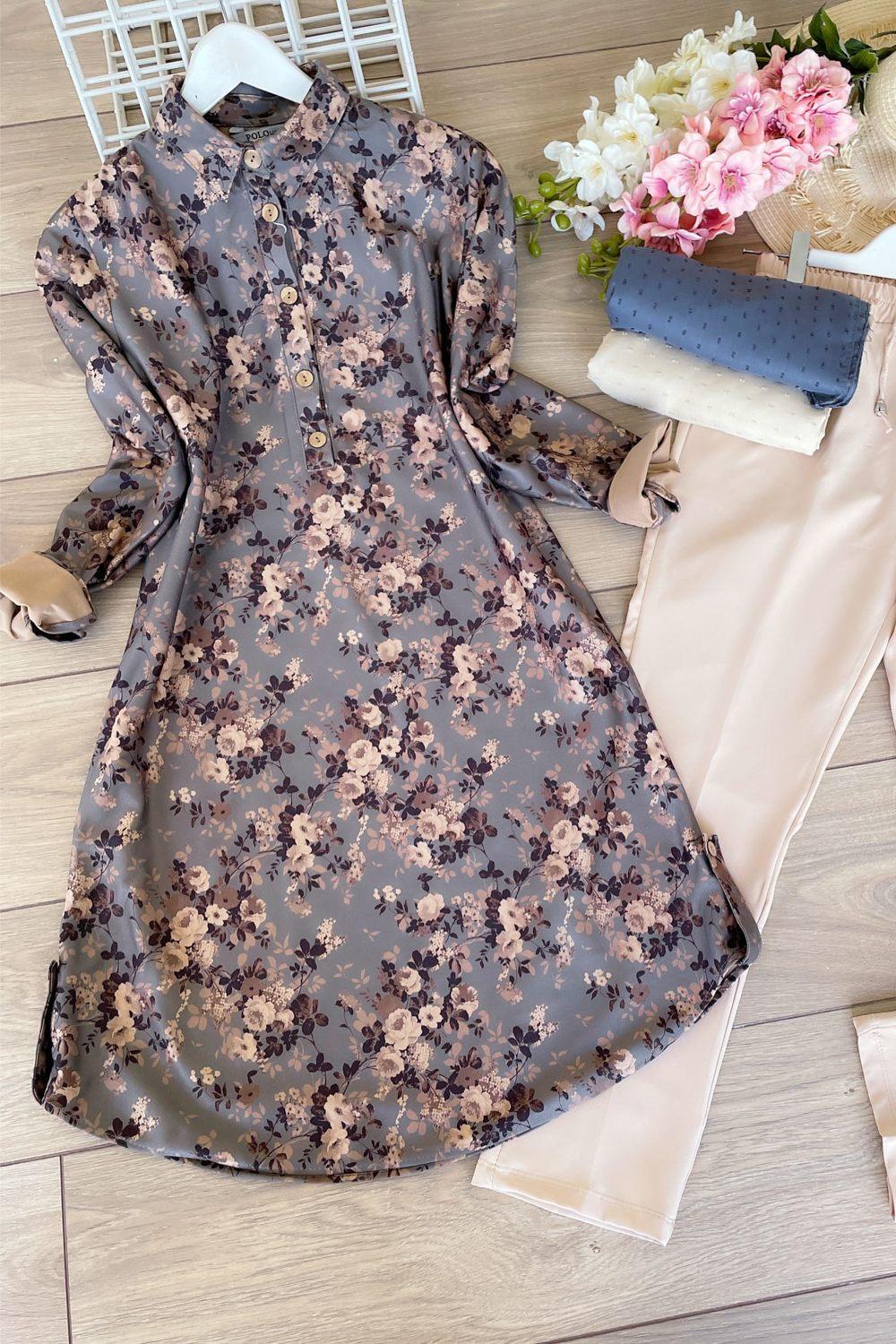 SONBAHAR DESEN PATLI  TUNİK