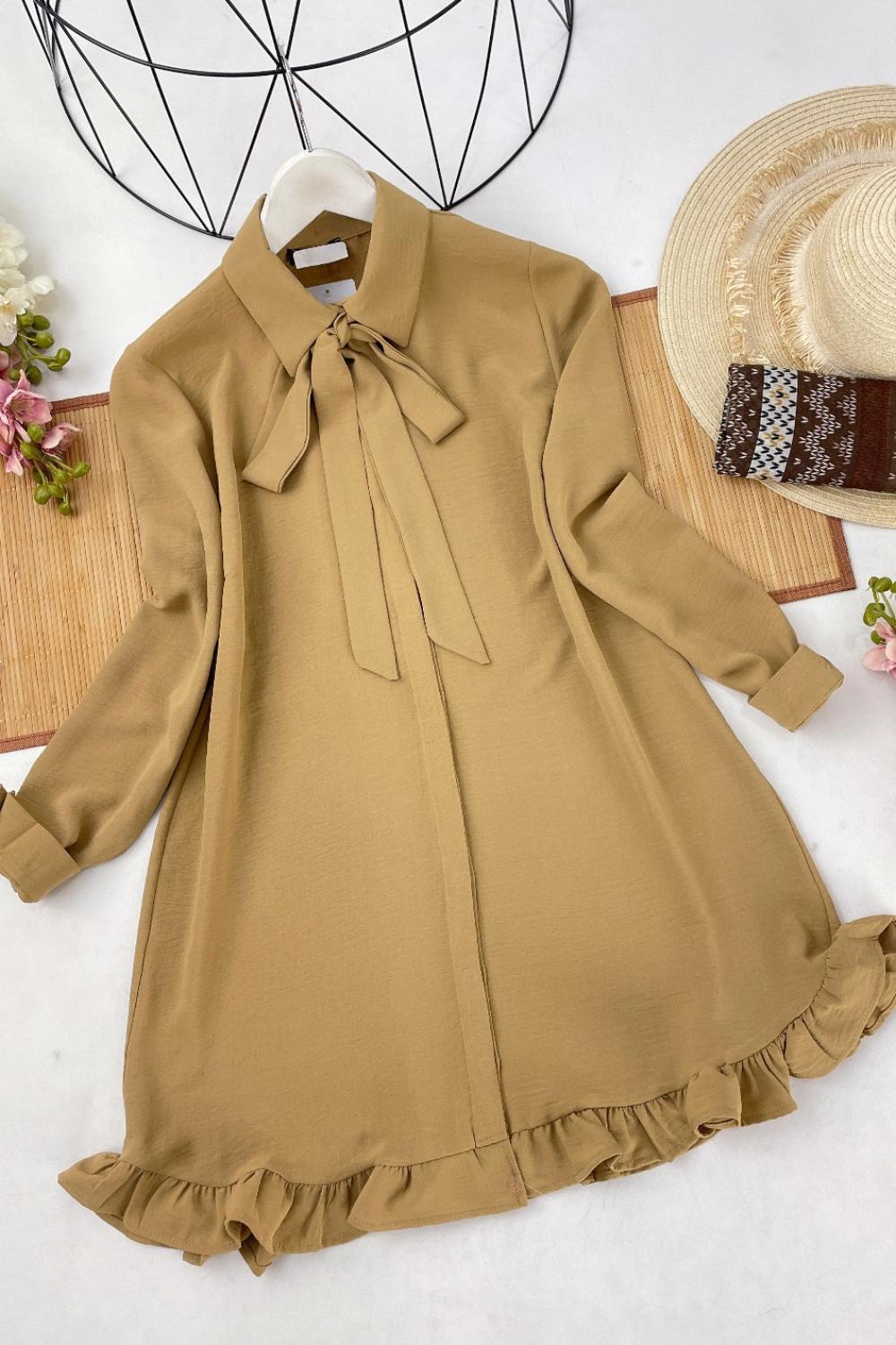 KRAVATLI AEROBİN GÖMLEK