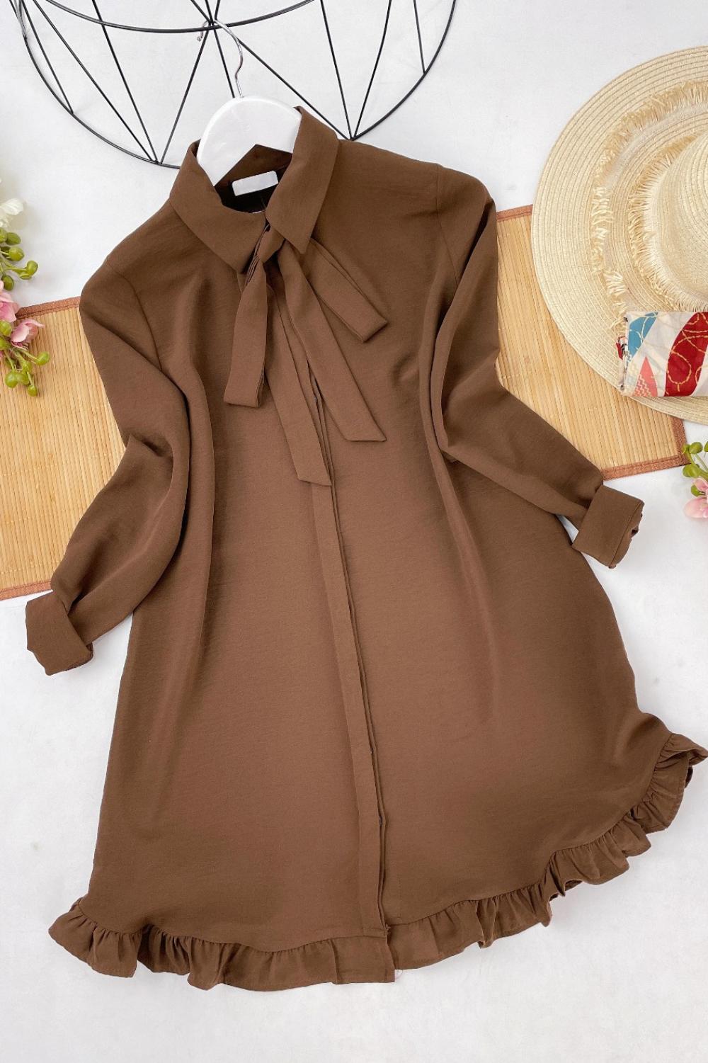 KRAVATLI AEROBİN GÖMLEK