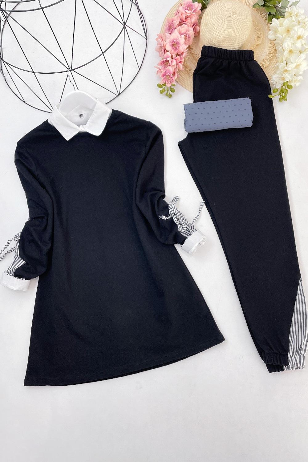 FİYONK LEOPAR  DETAYLI  SPOR TAKIM