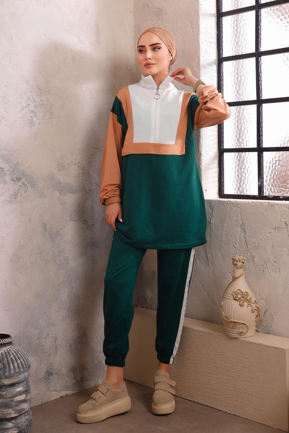 FERMUARLI DİK YAKA SPOR TAKIM