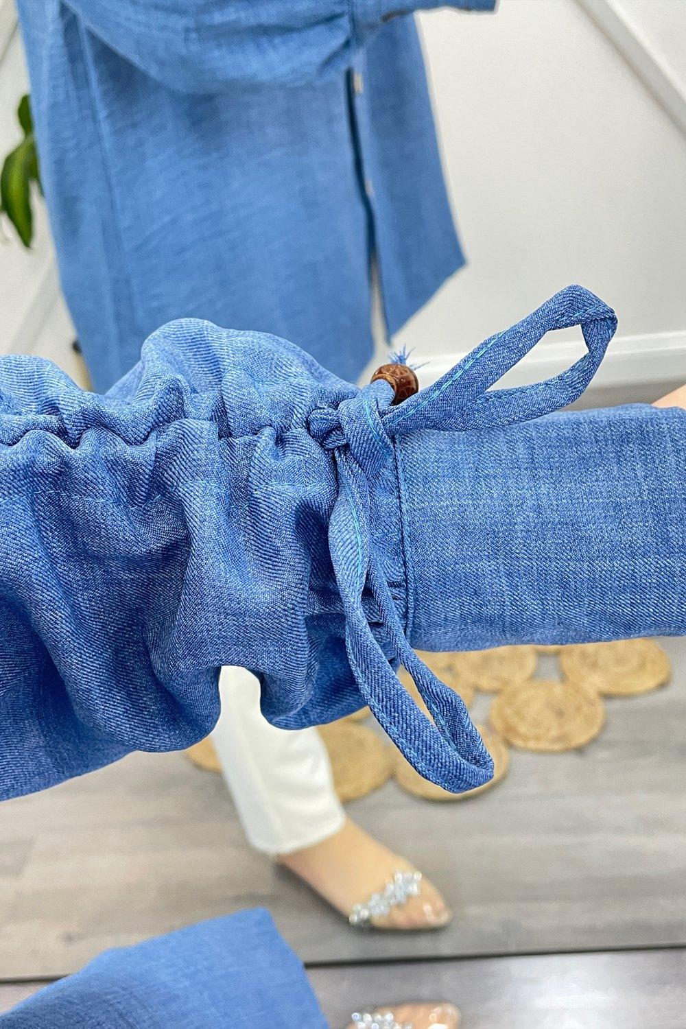 KOLU BÜZGÜLÜ AEROBİN GÖMLEK