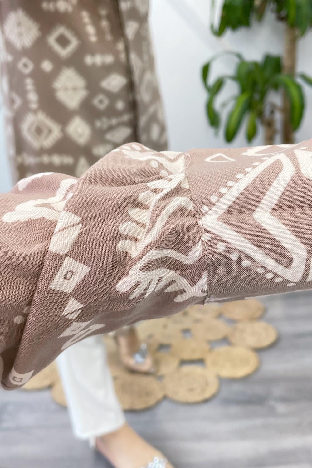 BOHEM DESEN VİSKON GÖMLEK