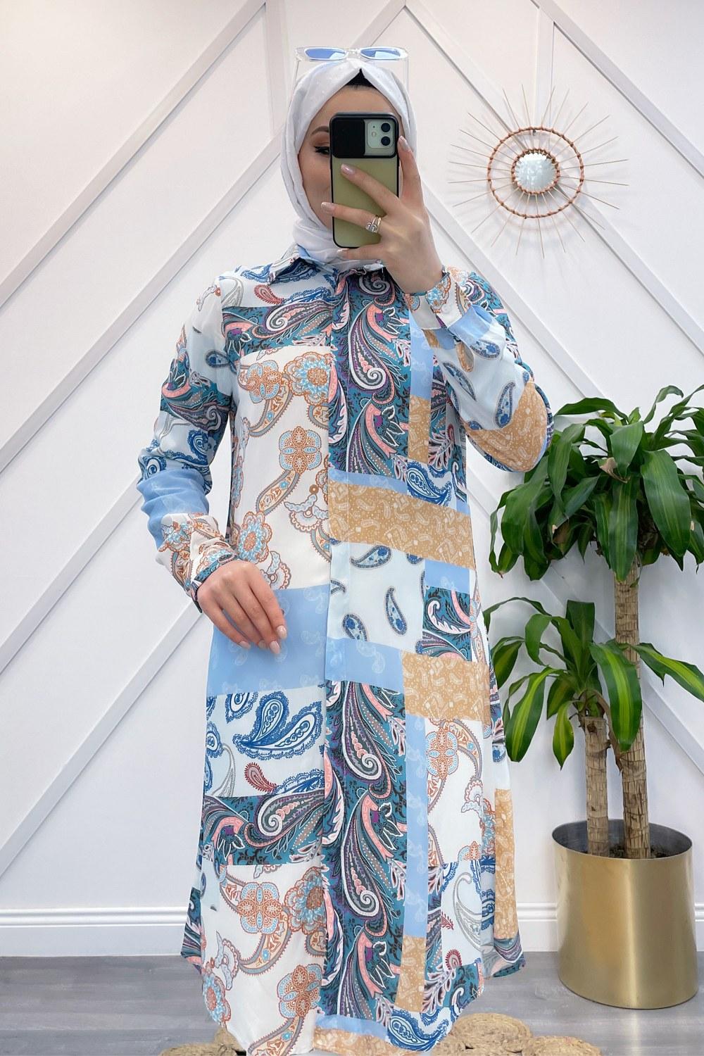 SEMBOL VİSKON GÖMLEK