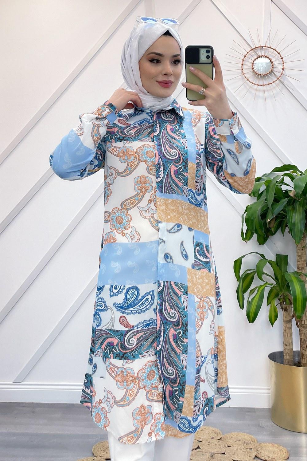 SEMBOL VİSKON GÖMLEK