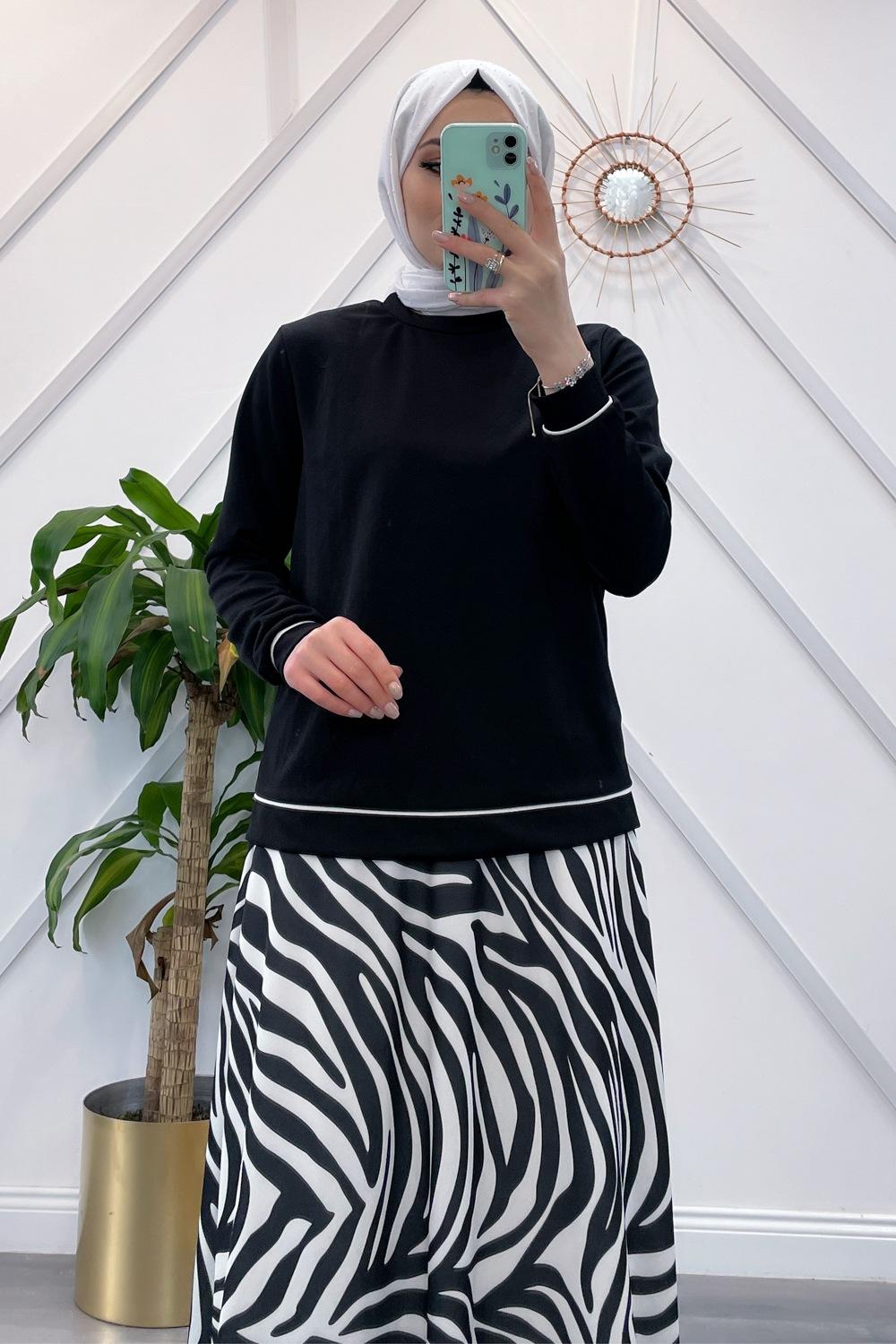 ÇİZGİLİ ETEK TAKIM