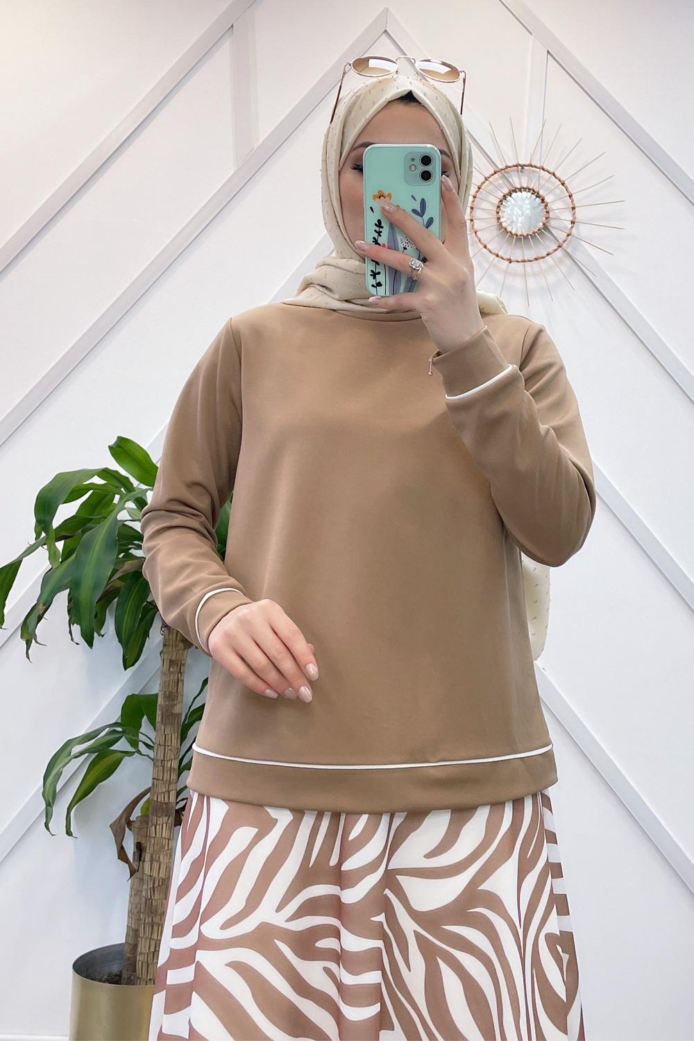 ÇİZGİLİ ETEK TAKIM