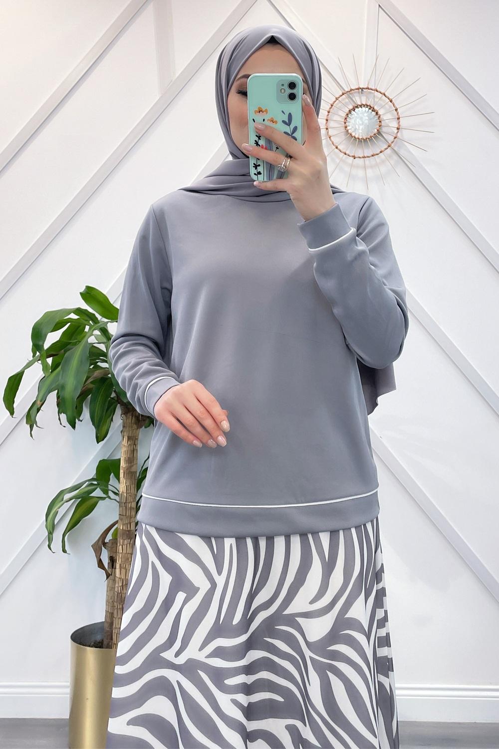 ÇİZGİLİ ETEK TAKIM