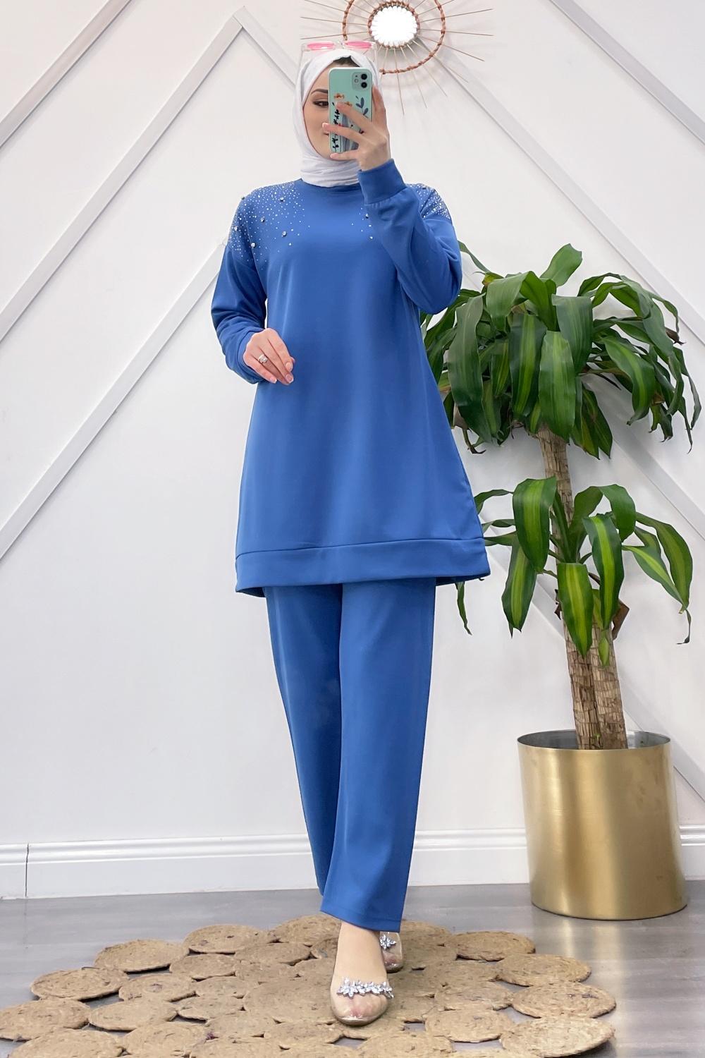 OMUZU TAŞ DETAYLI SPOR  TAKIM