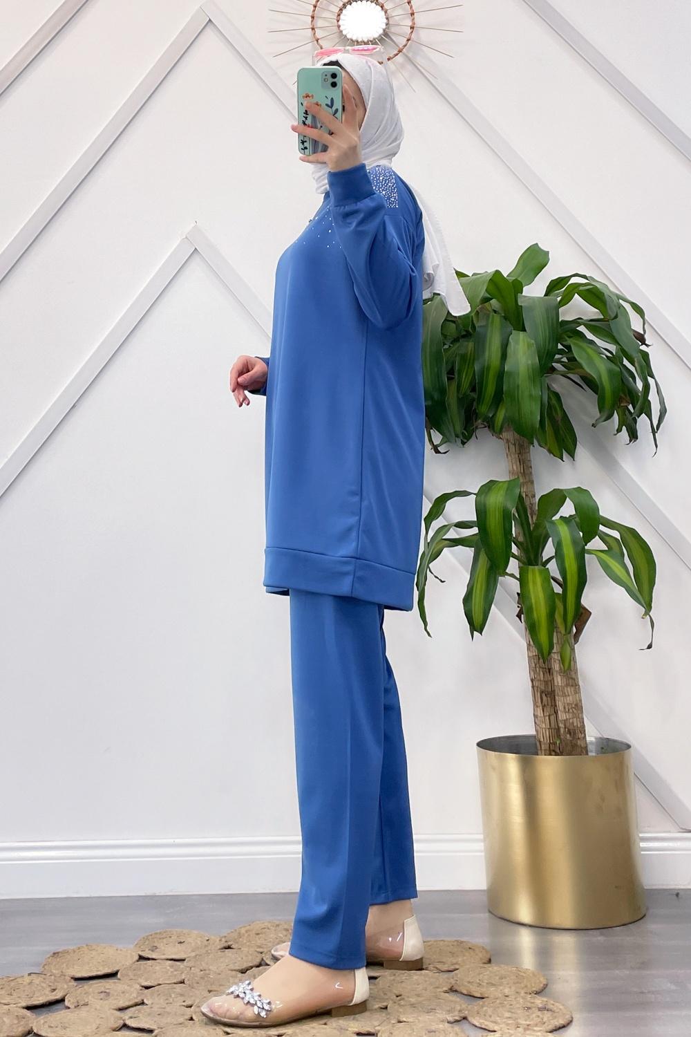 OMUZU TAŞ DETAYLI SPOR  TAKIM