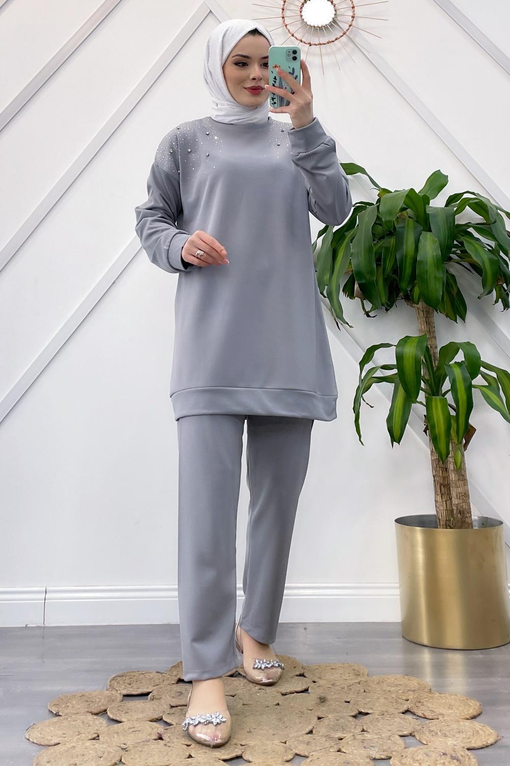 OMUZU TAŞ DETAYLI SPOR  TAKIM