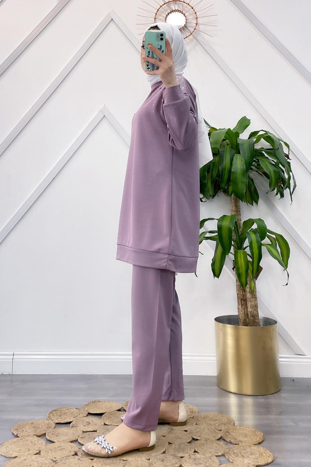 OMUZU TAŞ DETAYLI SPOR  TAKIM