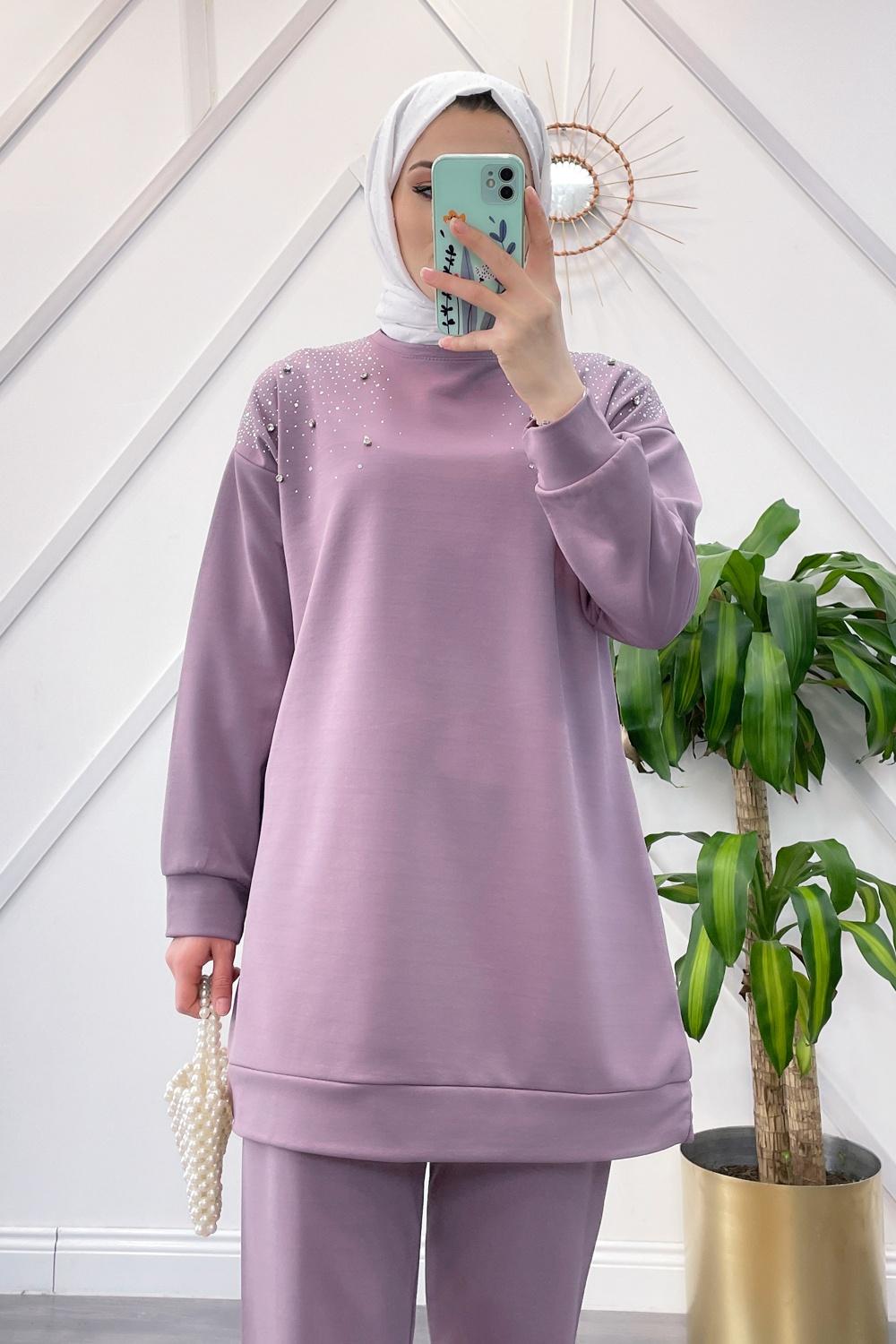 OMUZU TAŞ DETAYLI SPOR  TAKIM