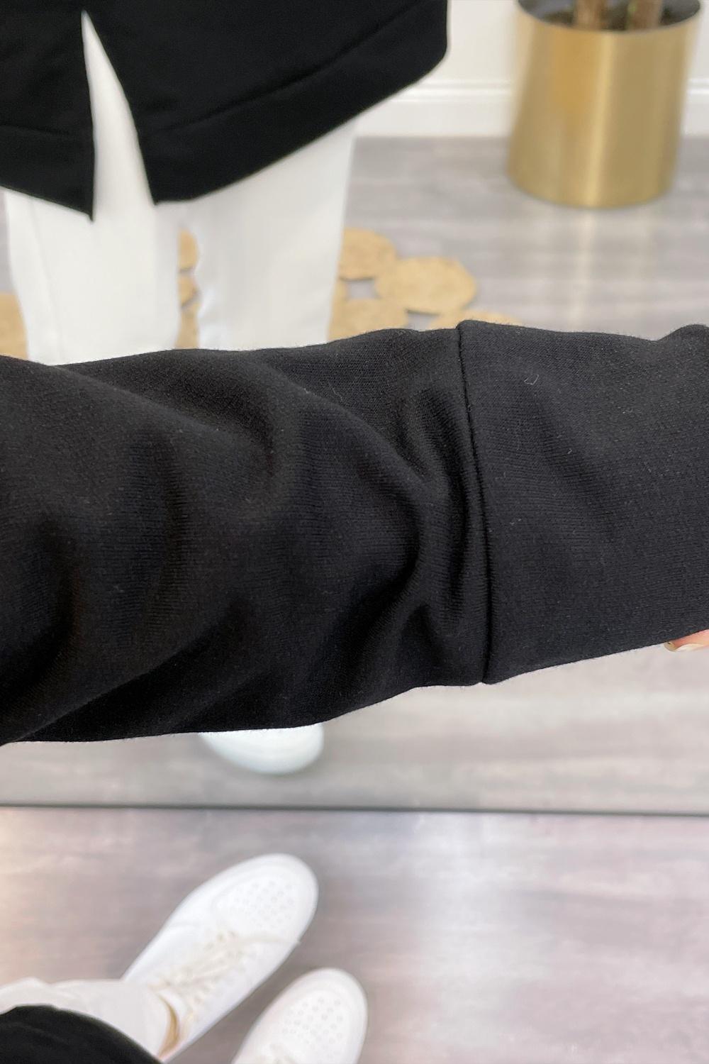 YIRTMAÇLI BASİC SWEAT