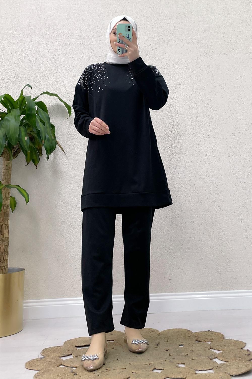 OMUZU TAŞ DETAYLI SPOR  TAKIM