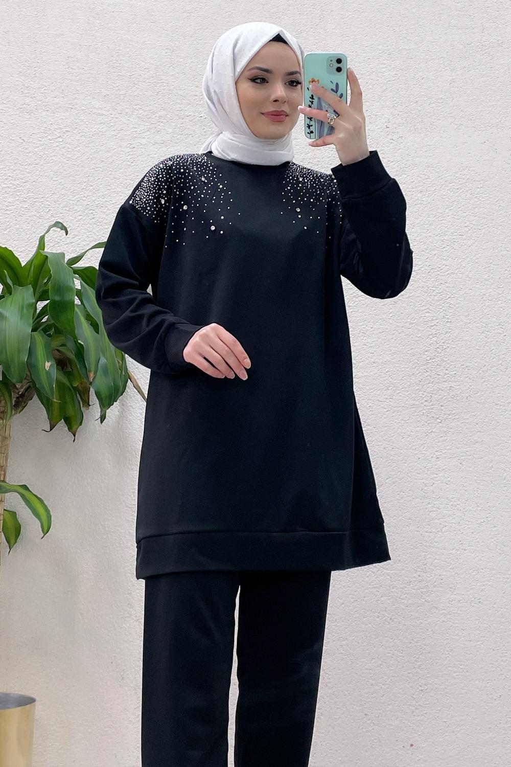 OMUZU TAŞ DETAYLI SPOR  TAKIM