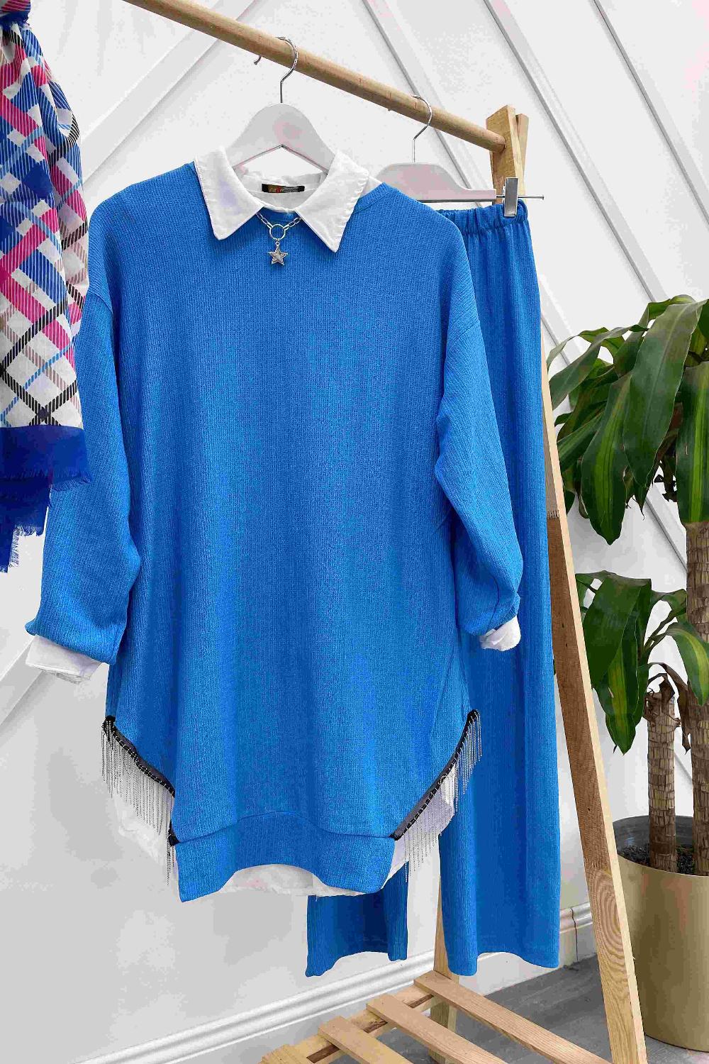 BÜRÜMCÜK YANLARI SAÇAKLI  TAKIM