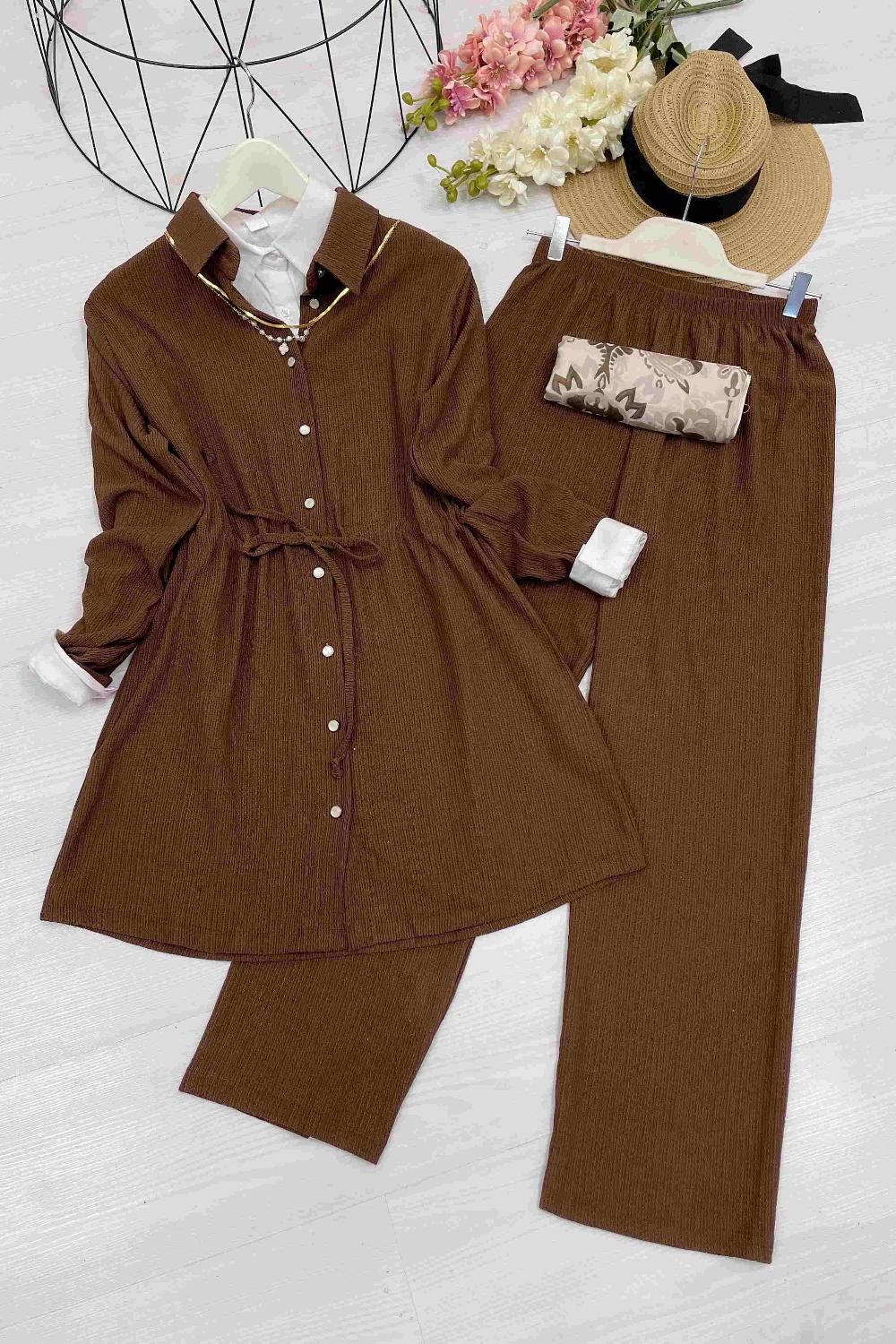 BELİ BÜZGÜLÜ BÜRÜMCÜK TAKIM