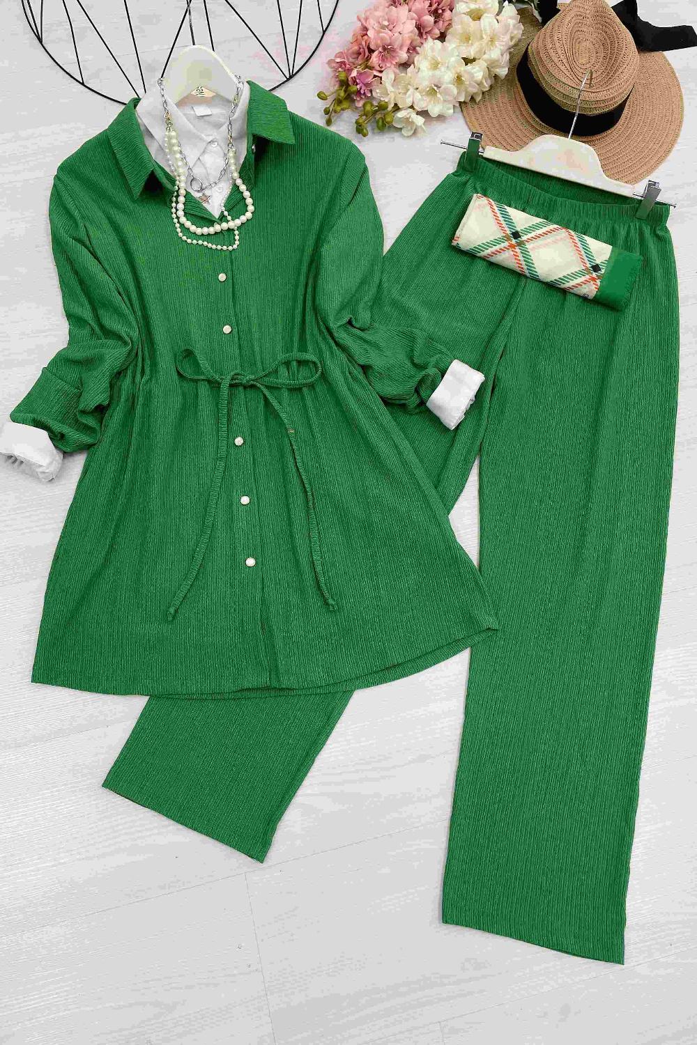 BELİ BÜZGÜLÜ BÜRÜMCÜK TAKIM