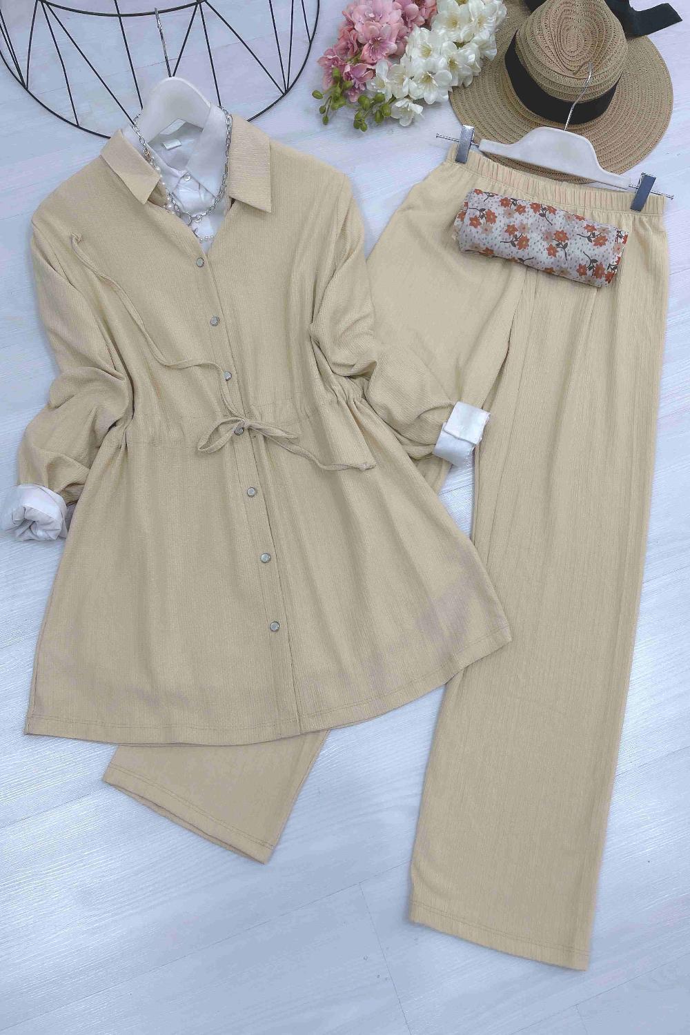 BELİ BÜZGÜLÜ BÜRÜMCÜK TAKIM