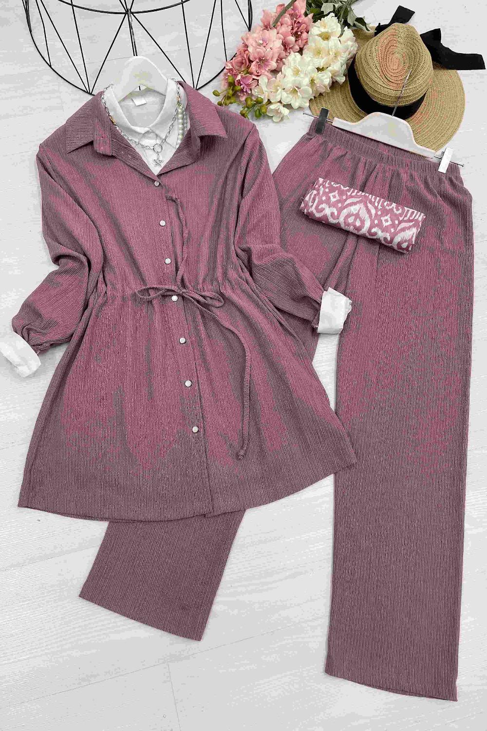 BELİ BÜZGÜLÜ BÜRÜMCÜK TAKIM