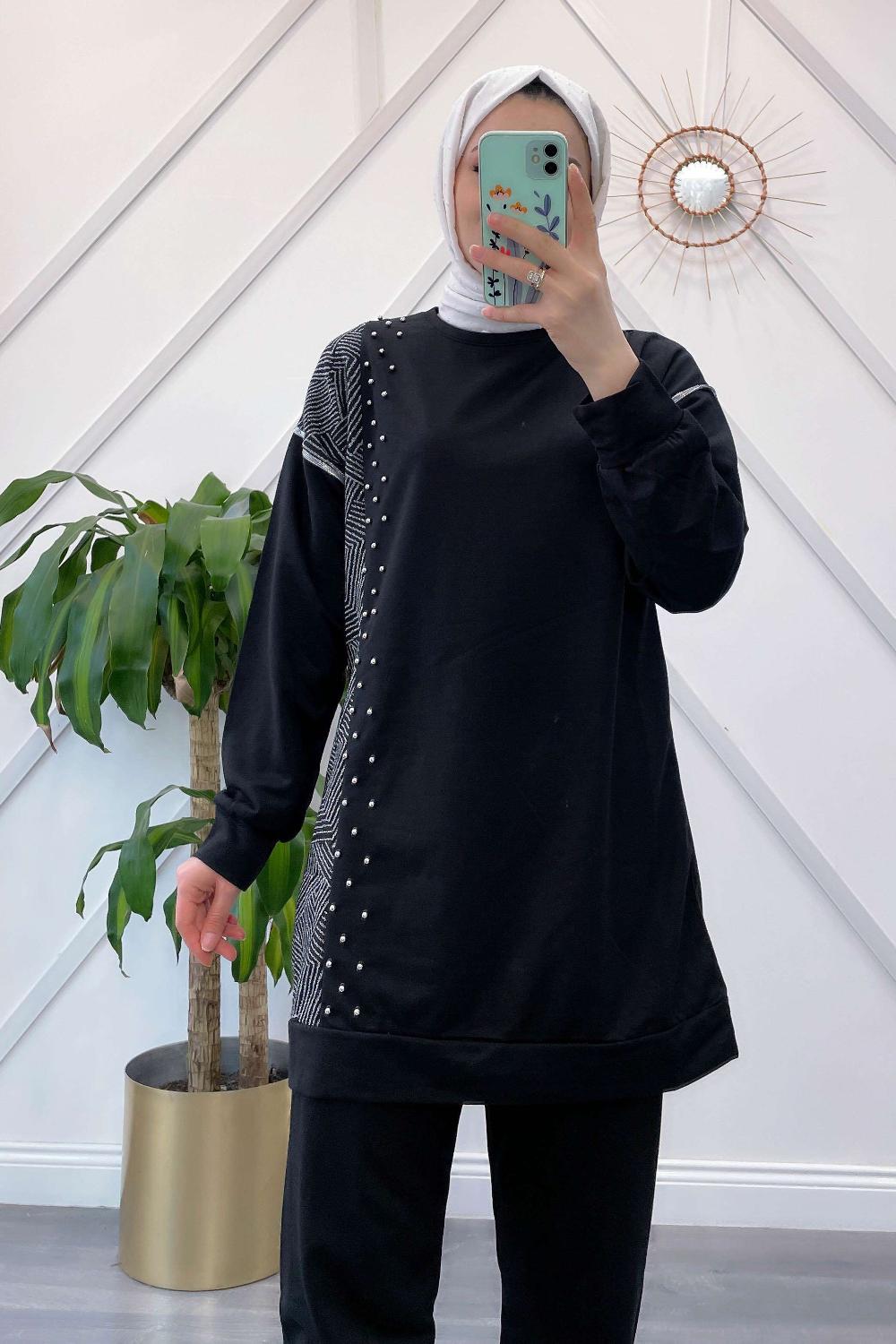 BONCUK VE SİM DETAYLI SPOR TAKIM