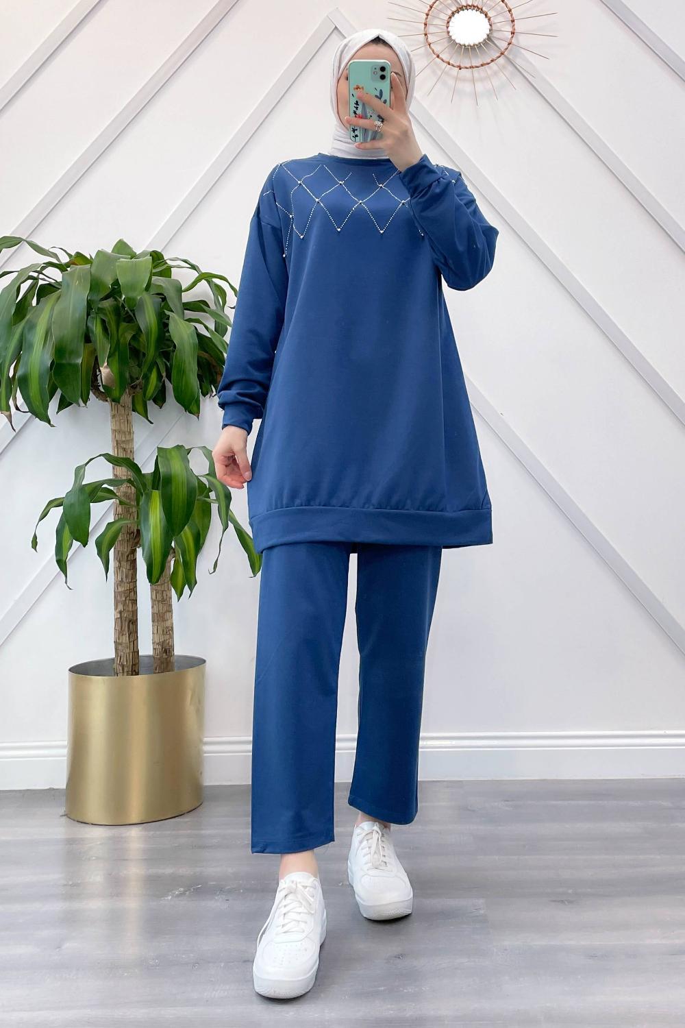 OMUZU ÇAPRAZ IŞILTILI  TAKIM