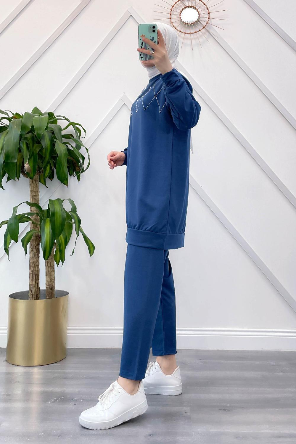 OMUZU ÇAPRAZ IŞILTILI  TAKIM