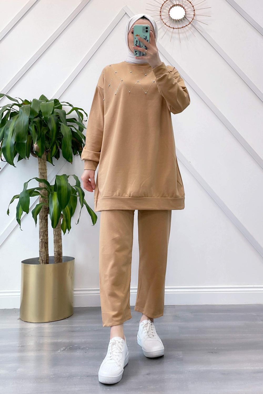 OMUZU ÇAPRAZ IŞILTILI  TAKIM