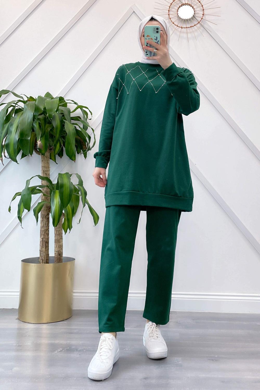 OMUZU ÇAPRAZ IŞILTILI  TAKIM