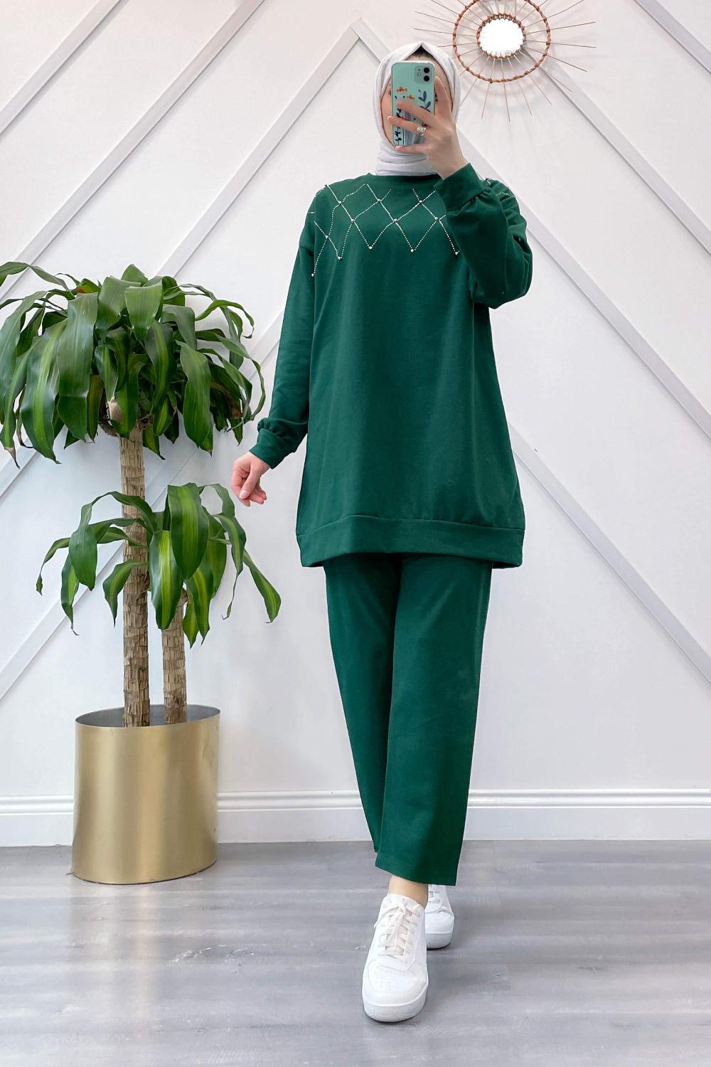 OMUZU ÇAPRAZ IŞILTILI  TAKIM