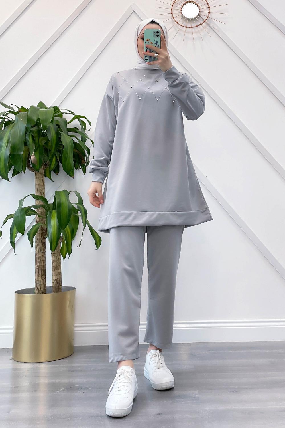 OMUZU ÇAPRAZ IŞILTILI  TAKIM