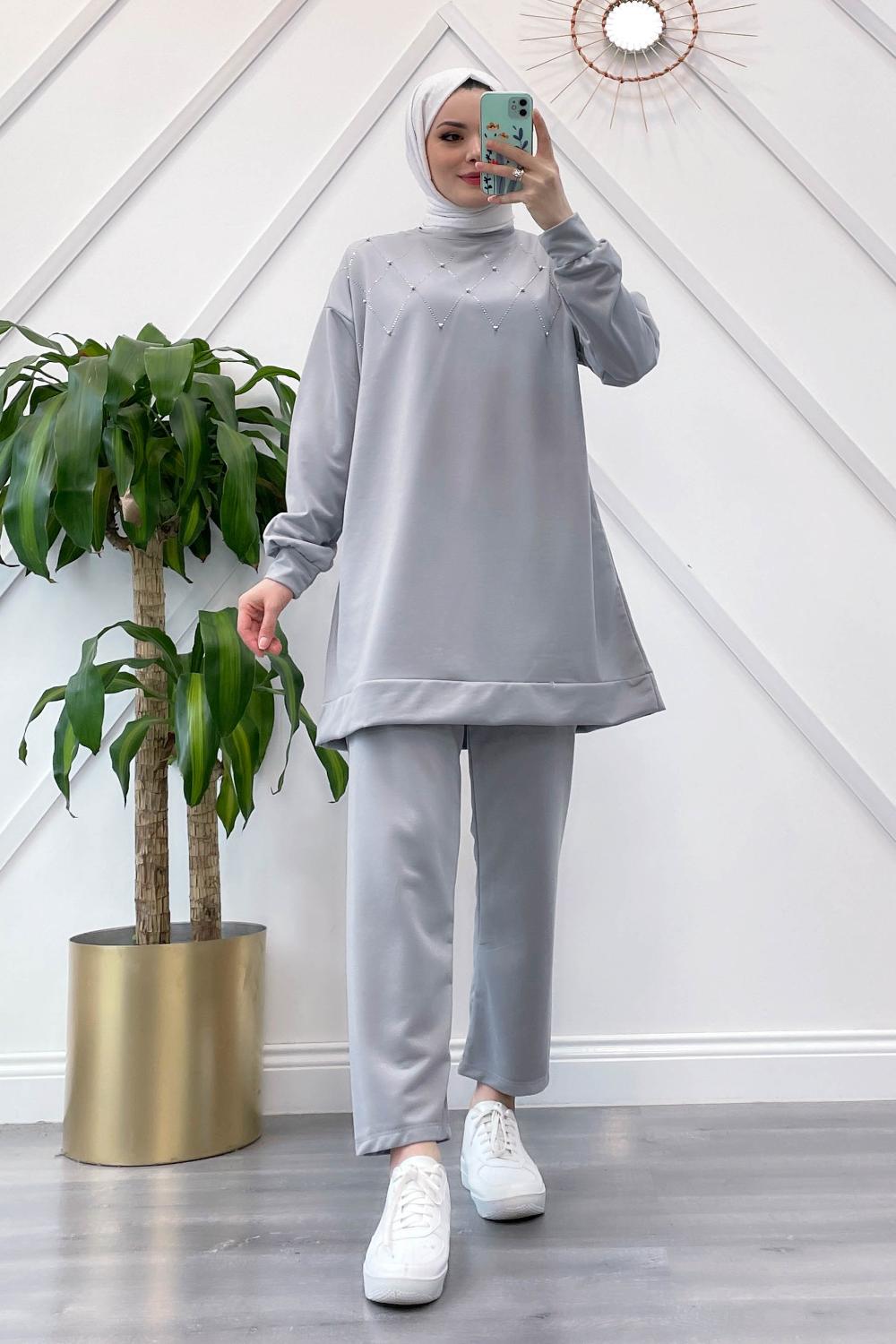 OMUZU ÇAPRAZ IŞILTILI  TAKIM