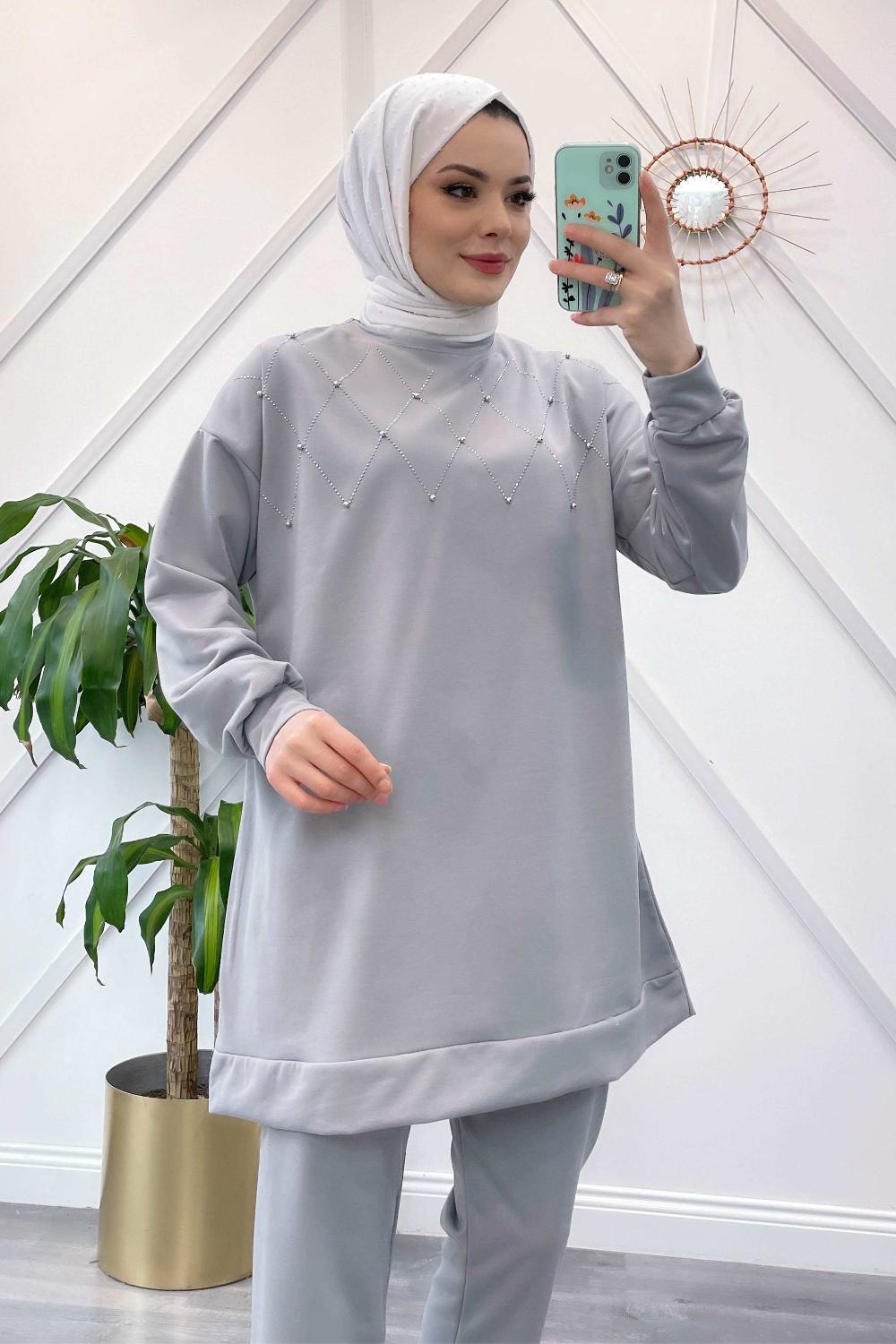 OMUZU ÇAPRAZ IŞILTILI  TAKIM