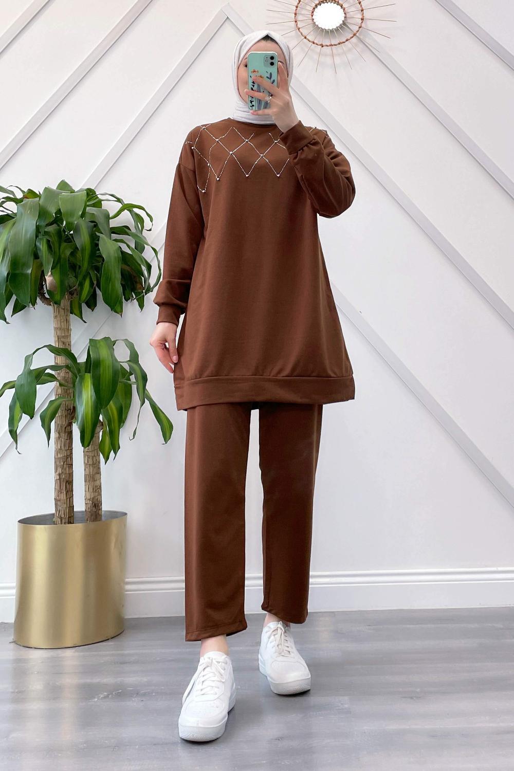 OMUZU ÇAPRAZ IŞILTILI  TAKIM