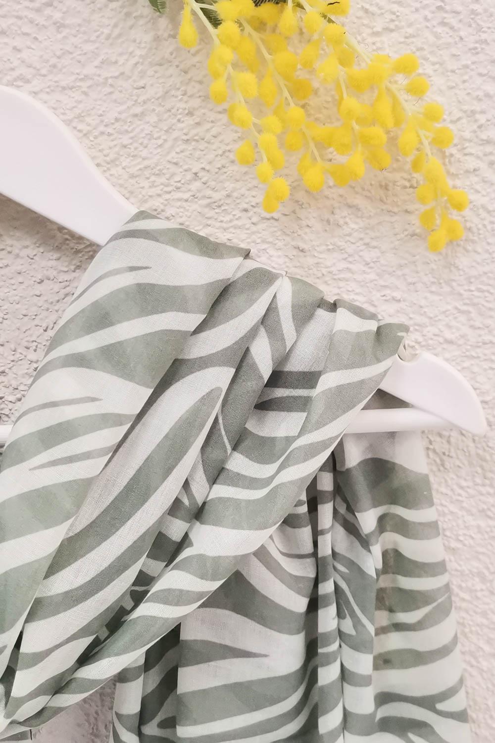 ZEBRA DESEN PAMUK ŞAL