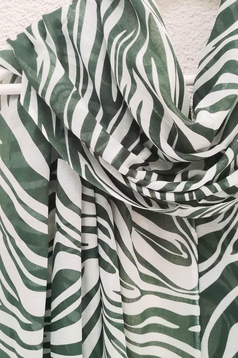 ZEBRA DESEN PAMUK ŞAL